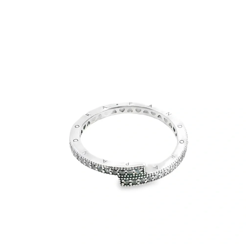 Pandora Sparkling Overlapping Ring NEW‎